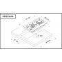 Варильна поверхня газова De Dietrich DPG3301B